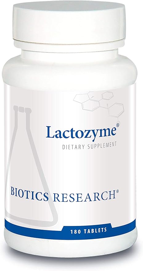 Biotics Research Lactozyme Probiotic, GI Support, Lactobacillus acidophilus DDS 1, Bifidobacterium bifidum, Healthy Gut Flora, Supports Digestive System, Promotes Microbial Balance. 18 Tablets