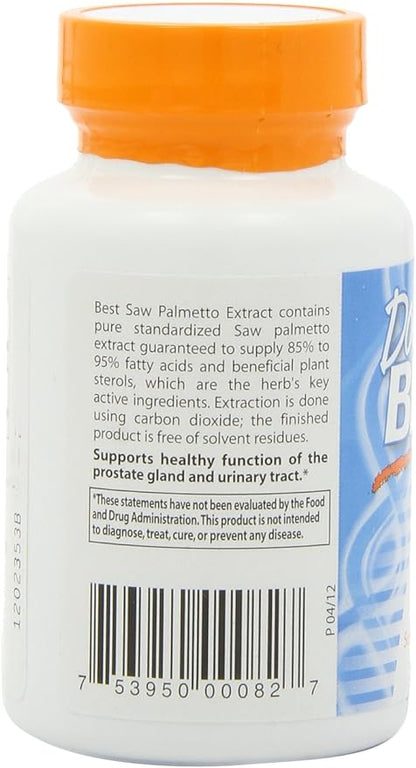 Doctor's Best Best Saw Palmetto Extract (320 mg), Softgel Capsules, 60-Count