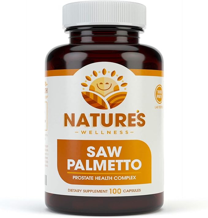 1000mg Saw Palmetto Prostate Supplement, Berry Power + Extract - Maximum Strength to Promote Prostate Heath, Reduce Frequent Urination and Block DHT Related Hair Loss Naturally |100 Caps