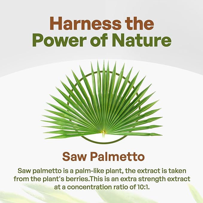 Go Nutra Saw Palmetto Extract Powder Potent 10:1 Strength | 4 oz. Saw Palmetto Supplement Saw Palmetto Powder