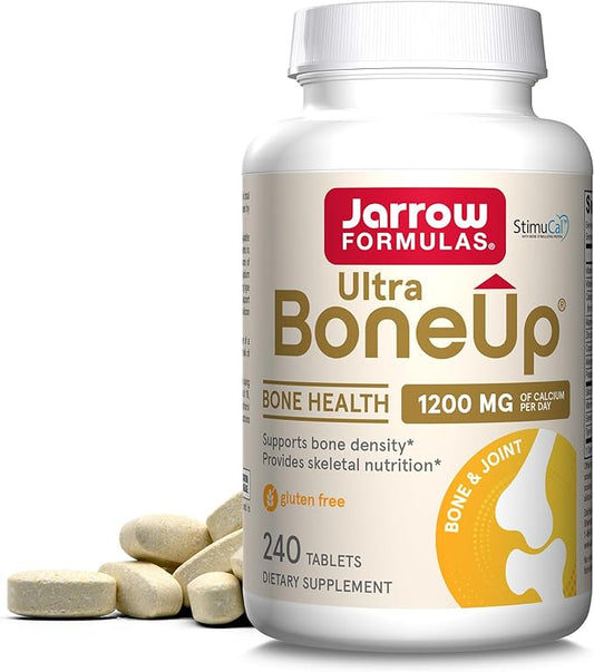 Jarrow Formulas Ultra BoneUp, Includes MK-7 and Silicon for Added Bone Support, 240 Bone Health Tablets