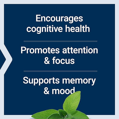 Life Extension Cognitex® Elite, sage, blueberry, ashwagandha, phosphatidylserine, vinpocetine, attention, focus, mood & memory, gluten-free, non-GMO, vegetarian, 60 tablets