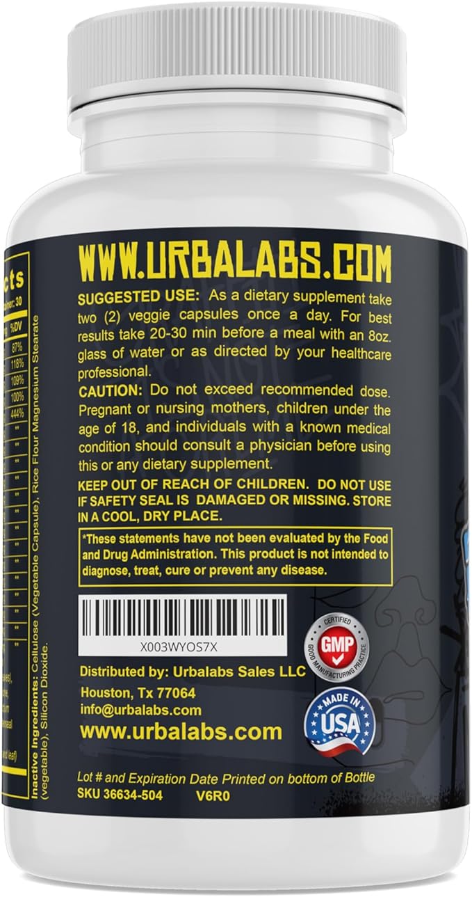 Urbalabs Premium Prostate Supplements Prostate Formula Saw Palmetto Natural Prostate Health Reduce Prostate Inflammation Urinary Tract Support Pumpkin Seed Maximum Strength