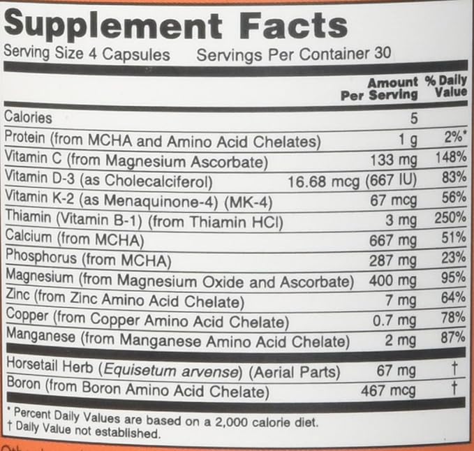 Now Foods Bone Strength - 120 Capsules