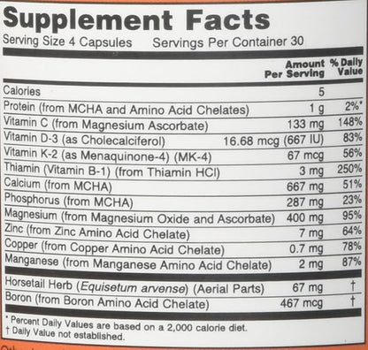 Now Foods Bone Strength - 120 Capsules