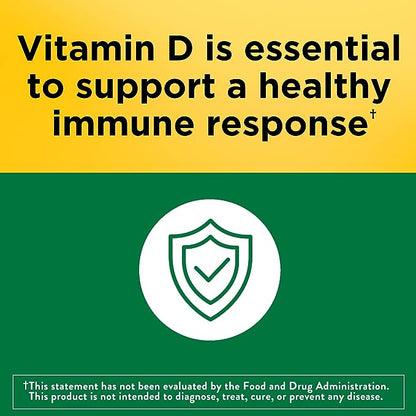 Nature Made Vitamin D3 2000 IU (50 mcg), Dietary Supplement for Bone, Teeth, Muscle and Immune Health Support, 100 Tablets, 100 Day Supply