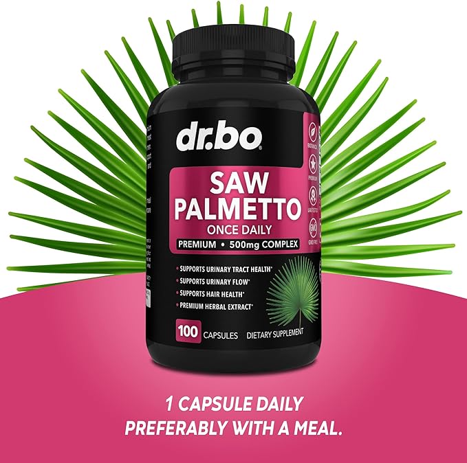 Saw Palmetto for Women Hair Loss - DHT Blocker for Women Hair Growth Plus Bladder Control Supplements Complex - Pure Saw Palmetto Hair Loss Supplement Capsules Support Extract & Urination Pills Aid