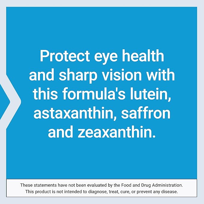 Life Extension Macuguard Ocular Support with Saffron & Astaxanthin - with Lutein, Meso-Zeaxanthin - Eye Health Supplement â€“ Once-Daily, Non-GMO, Gluten-Free - 60 Count (Pack of 1)