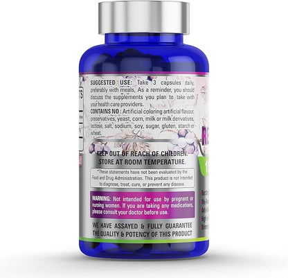 100% Pure Resveratrol Extract for Anti-Aging & Heart Health - 1500mg Maximum Strength (1)