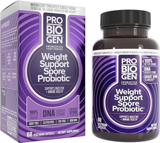 Probiogen Weight Management Probiotic Smart Spore Technology, 60 Count