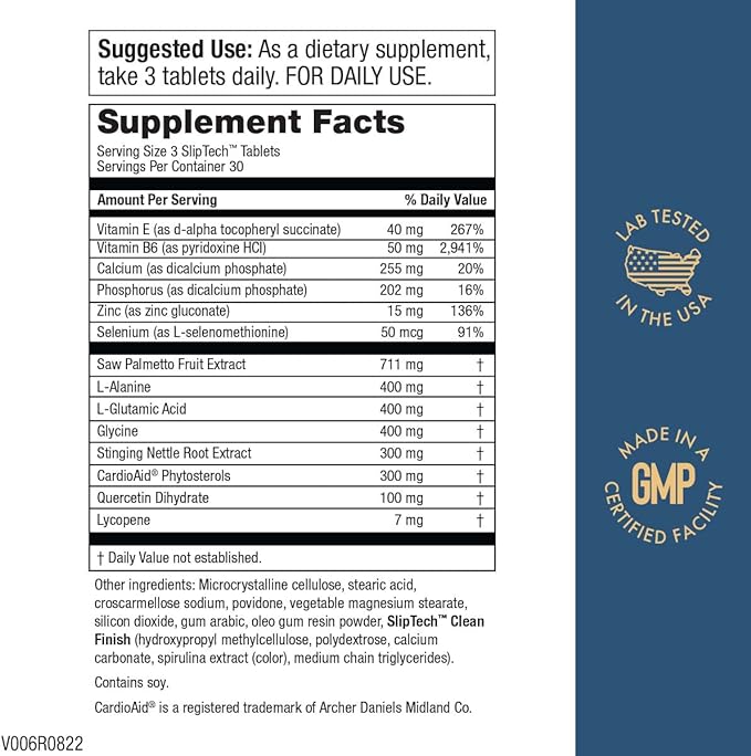 Purity Products Ultimate Prostate Formula Supports Prostate Health - Beta Sitosterol, Lignans, Saw Palmetto, Stinging Nettle Extract, Phyto Sterols, Lycopene, Zinc, Selenium and More - 90 Tablets