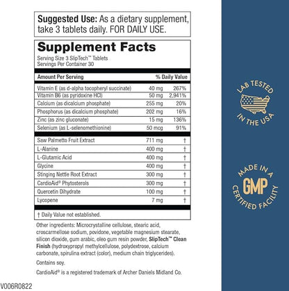 Purity Products Ultimate Prostate Formula Supports Prostate Health - Beta Sitosterol, Lignans, Saw Palmetto, Stinging Nettle Extract, Phyto Sterols, Lycopene, Zinc, Selenium and More - 90 Tablets