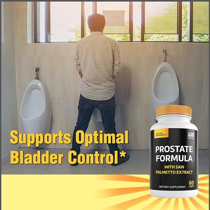 Natural Prostate Formula - All Natural Blend of Vitamins, Minerals and Herbs with Saw Palmetto, Green Tea, and Nettle - Supports Overall Prostate Health