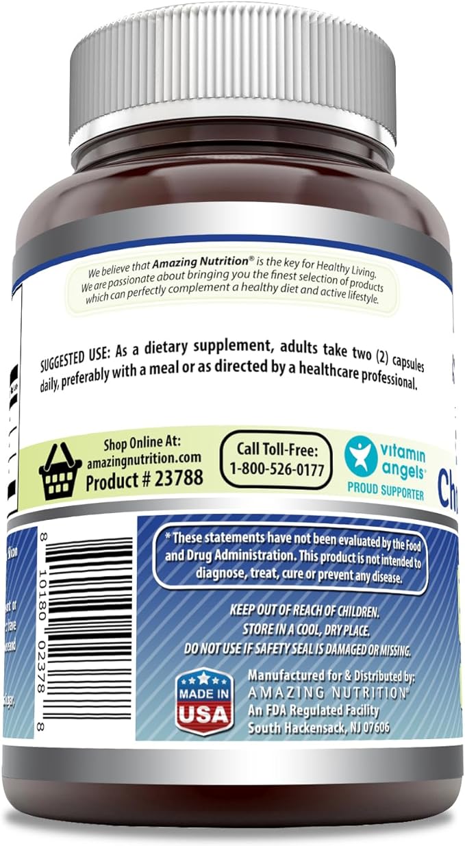 Amazing Formulas Glucosamine + Chondroitin + MSM - 240 Capsules (Non-GMO) - Supports Healthy Joint, Cartilage and Connective Tissue - Promotes Joint Comfort & Flexibility (240 Capsules)