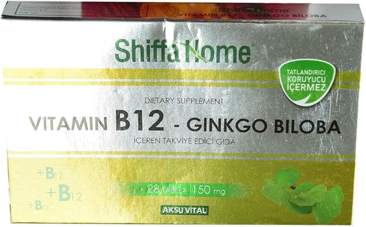 Vitamin B12 - Ginkgo Biloba Tablet 150mg x 28 Tablets