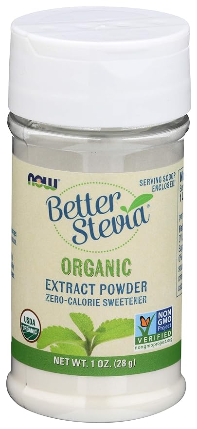 Organic Better Stevia Extract Powder Zero Calorie Sweetener (1 Ounce)