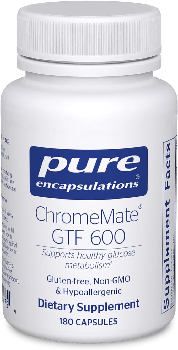 Pure Encapsulations ChromeMate GTF 600 | Supplement for Metabolism and Lean Muscle* | 180 Capsules