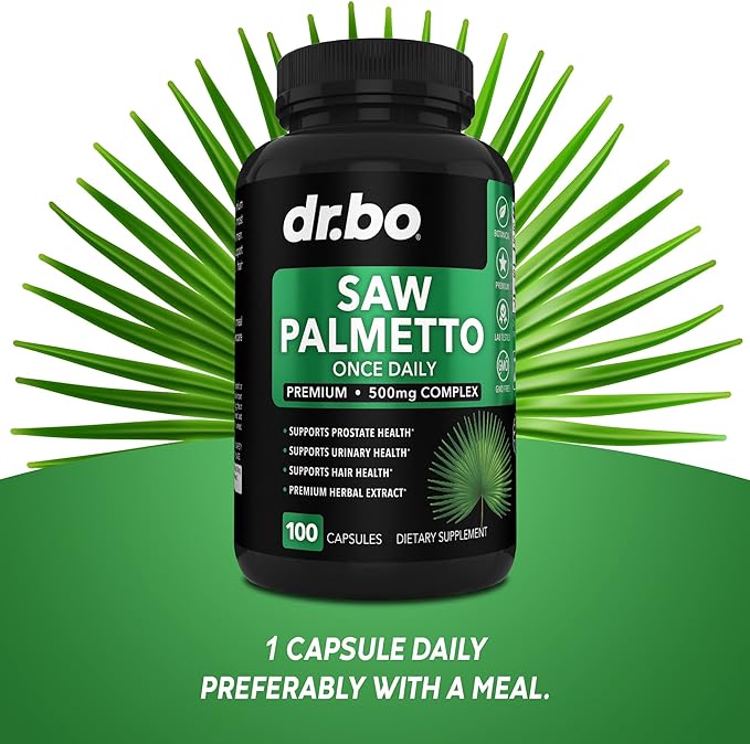 Saw Palmetto for Men Prostate Health - Hair Growth Plus Bladder Control Supplements Complex & DHT Blocker for Women & Men - Pure Saw Palmetto Hair Loss Supplement Support Extract & Urination Pills Aid