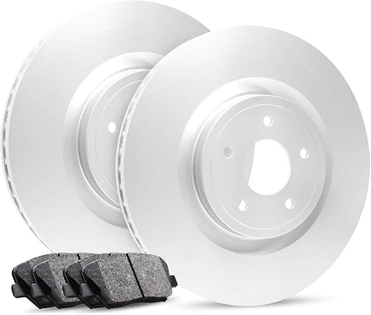 R1 Concepts Rear Brakes and Rotors Kit |Rear Brake Pads| Brake Rotors and Pads| Ceramic Brake Pads and Rotors |Hardware Kit |fits 2014-2015 Mercedes-Benz CLA250