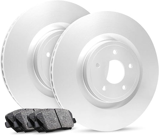 R1 Concepts Rear Brakes and Rotors Kit |Rear Brake Pads| Brake Rotors and Pads| Ceramic Brake Pads and Rotors |fits 2014-2015 Mercedes-Benz CLA250