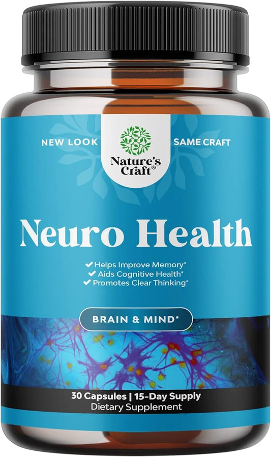 Better Memory and Focus Supplement for Adults - Advanced Memory Supplement for Brain Health Faster Recall and Mental Focus with Phosphatidylserine - Brain Supplement for Memory and Focus 30 Capsules