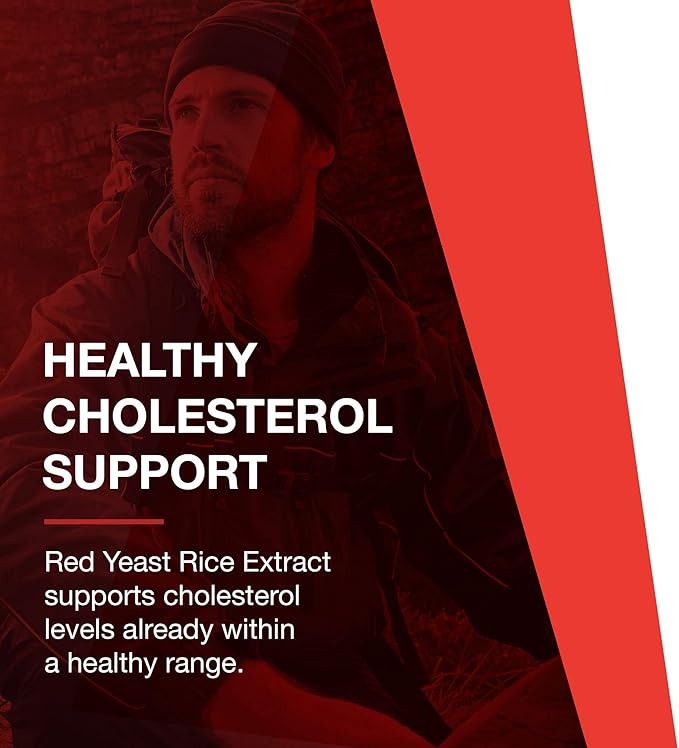 Protocol Red Yeast Rice Plus 600mg - ALA, CoQ10, Milk Thistle - Heart, Liver - 90 Veg Caps