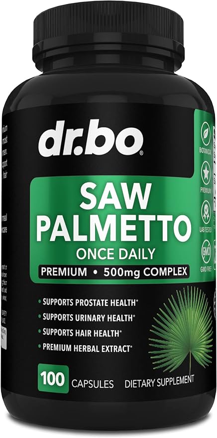 Saw Palmetto for Men Prostate Health - Hair Growth Plus Bladder Control Supplements Complex & DHT Blocker for Women & Men - Pure Saw Palmetto Hair Loss Supplement Support Extract & Urination Pills Aid