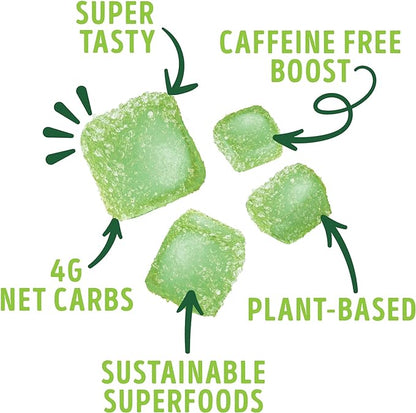 Kuli Kuli Super Energy Gummies - Energy Supplements with Moringa, Caffeine-Free Natural Energy Booster - 60 Non-GMO, Gluten-Free Moringa Gummies