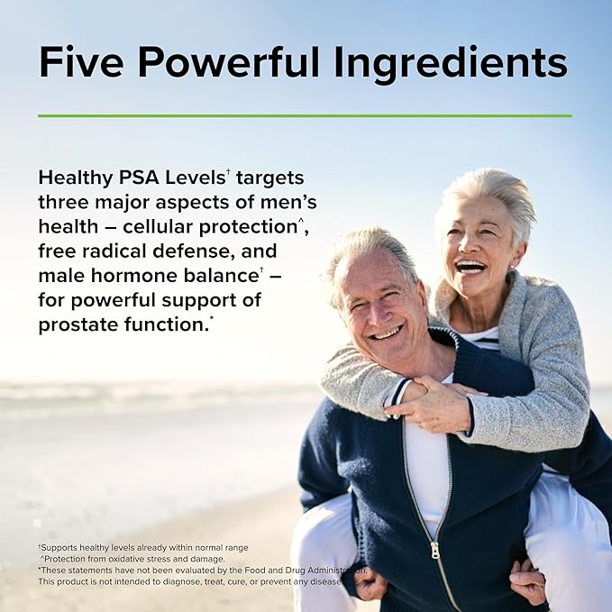 Terry Naturally Healthy PSA Levels - 60 Softgels, Pack of 2 - Supports Prostate Health - Non-GMO, Gluten Free - 60 Total Servings