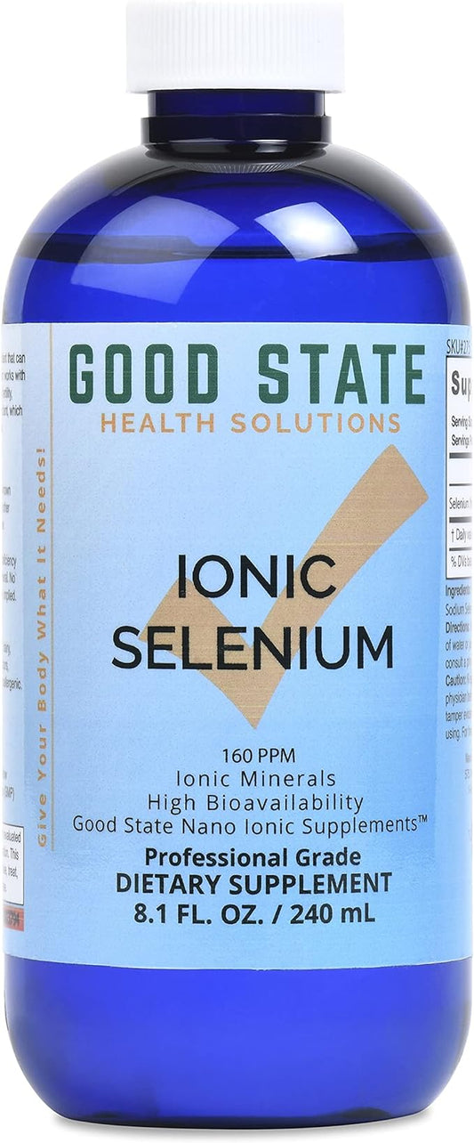 Good State | Liquid Ionic Selenium | Superior Cellular Absorption | Boosts Immune System | Helps Break Down and Reduce Toxic Metals | 96 Servings | 8 fl oz