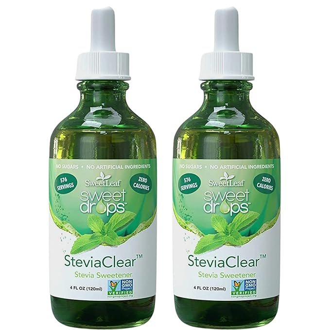 SweetLeaf Stevia Steviaclear Liquid Extract 4 oz Set of 2