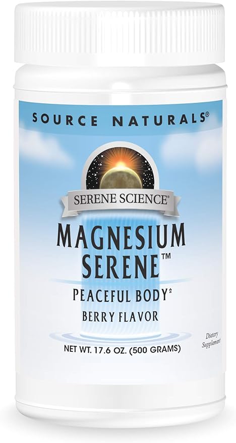 Source Naturals Serene Science Magnesium Serene, Peaceful Body - Berry Flavored - 17.6 Ounces