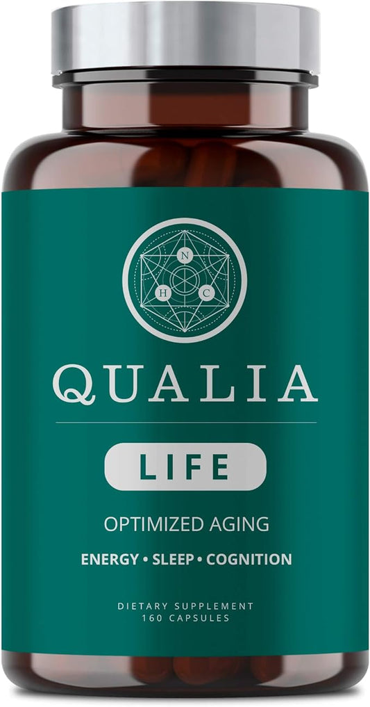 Qualia Life | The Most Advanced Supplement for NAD+, Cellular Energy, Metabolism & Repair for Better Aging with 35+ NAD Boosters Resveratrol, CoQ10, PQQ, Niacin & More