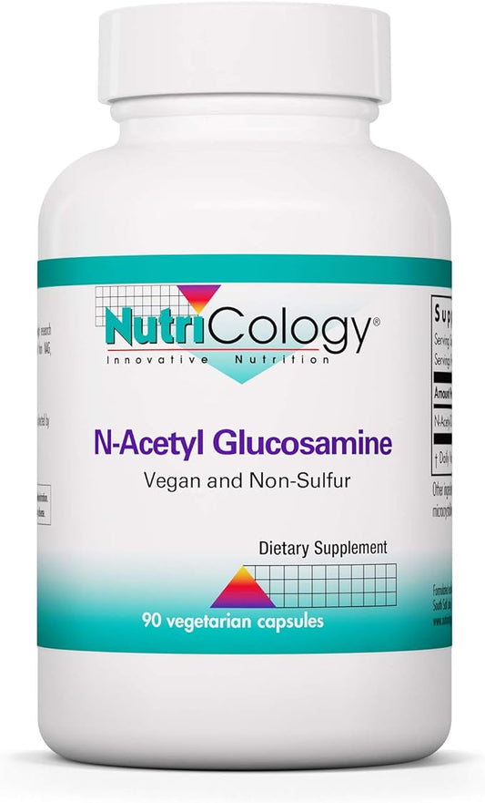 Nutricology Group N-Acetyl D-Glucosamine 500mg - NAG Supplement, Joint Support, Glucosamine Sulfate, Joint Health Formula, Motility Activator, Vegan, Non-Sulfur, Vegetarian Capsules - 90 Count