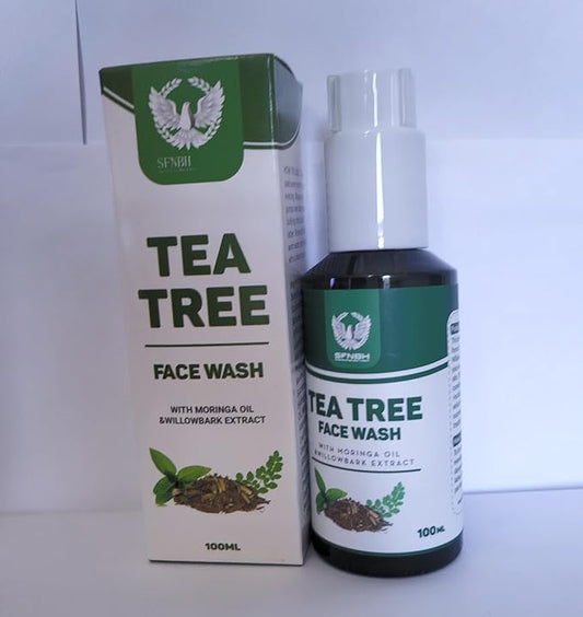 TEA TREE WASH WITH MORINGA OIL, & WILLOW BARK EXTRACT | 100 mL