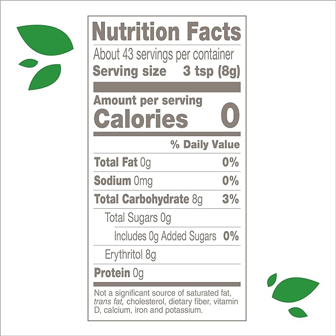 Truvia Sweet Complete Confectioners Calorie-Free Sweetener with the Stevia Leaf, 12 oz Bag (Pack of 1)