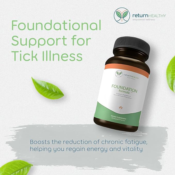 Foundation Formula | Tick Immune Support Supplement | with Japanese Knotweed Root, Cat's Claw, Milk Thistle | Resveratrol Supplement | Non-GMO, All-Natural & Vegetarian, 270 Capsules