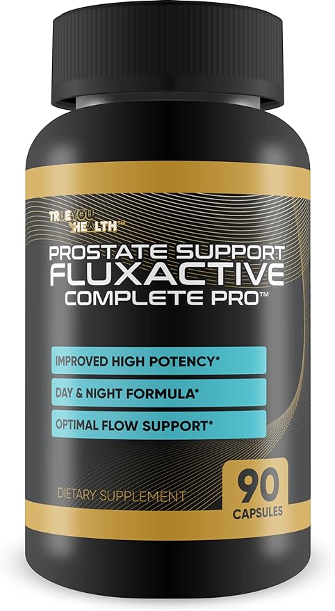 Prostate Support Fluxactive Complete Pro - Premium Prostate Formula with Panax Ginseng – Promote T Prostate Health for Men’s Health & Wellness - Aid Blood Flow & Stamina - Prostate Supplements for Men