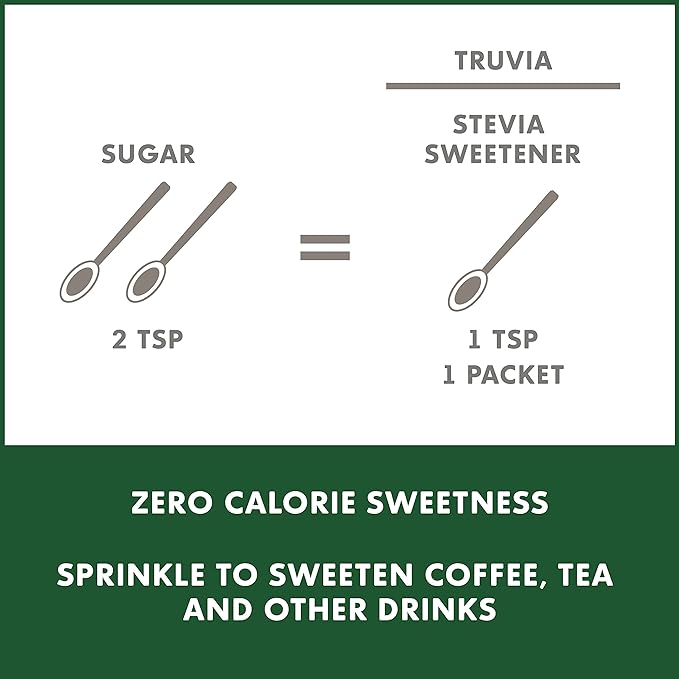 Truvia Original Calorie-Free Sweetener from the Stevia Leaf Spoonable (9.8 Ounce Stevia Jar) (Pack of 4)