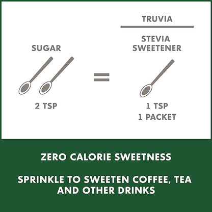 Truvia Original Calorie-Free Sweetener from the Stevia Leaf Spoonable (9.8 Ounce Stevia Jar) (Pack of 4)