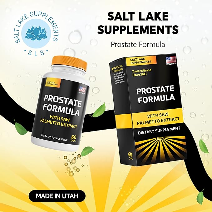 Natural Prostate Formula - All Natural Blend of Vitamins, Minerals and Herbs with Saw Palmetto, Green Tea, and Nettle - Supports Overall Prostate Health