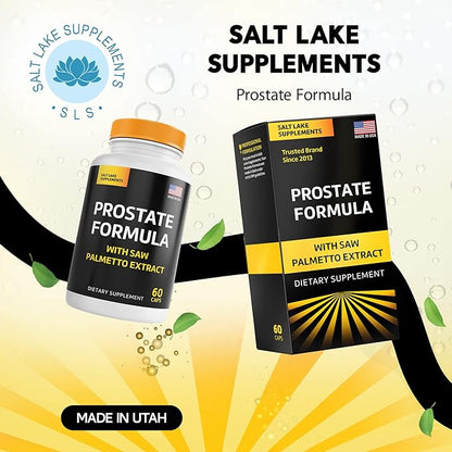 Natural Prostate Formula - All Natural Blend of Vitamins, Minerals and Herbs with Saw Palmetto, Green Tea, and Nettle - Supports Overall Prostate Health