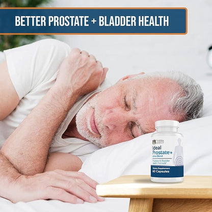 Advanced Men's Prostate Support by Ideal Prostate Plus Ultra with Reishi Mushroom, Saw Palmetto, Lycopene and More for Natural Prostate Relief