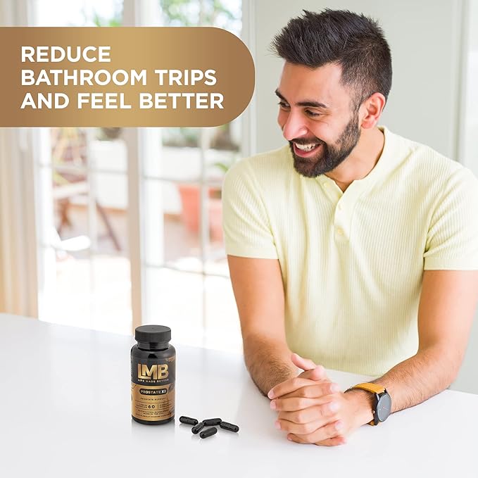 Prostate Wellness Advanced Formula - Featuring Plant Sterol Complex, Saw Palmetto, Pumpkin Seed Oil & Boron - Made in The USA - Natural Prostate Health Support for Men