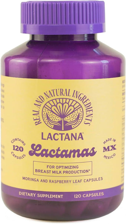 Lactation Supplement. Helps Increase Breast Milk Production. Made with with Moringa Leaf, Raspberry Leaf and Ginger, Lasts 10 Days.