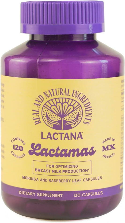 Lactation Supplement. Helps Increase Breast Milk Production. Made with with Moringa Leaf, Raspberry Leaf and Ginger, Lasts 10 Days.