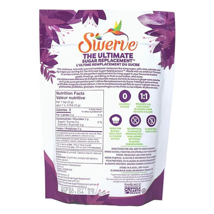 Swerve Sweetener Powder, Confectioners, 12 oz