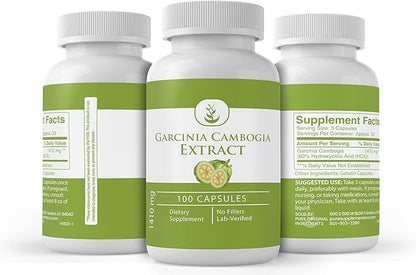 Pure Original Ingredients Garcinia Cambogia, (100 Capsules) Always Pure, No Additives Or Fillers, Lab Verified