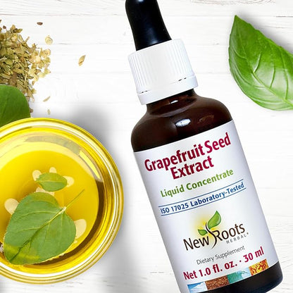 NEW ROOTS HERBAL - Grapefruit Seed Extract Oil - 30mL - Grapefruit Seed Extract Liquid Concentrate - Grapefruit Extract - Grapefruit Seed Oil - High Concentrate Extract - Grapefruit Oil