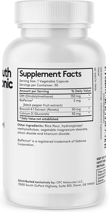 Youth & Tonic Menopause & PMS Support for Women Through Balanced Estrogen Metabolism – 90 Pills with DIM Black Cohosh Red Clover Dong Quai Soy Isoflavones